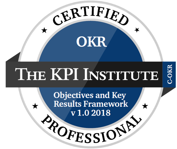 Certified OKR Professional badge